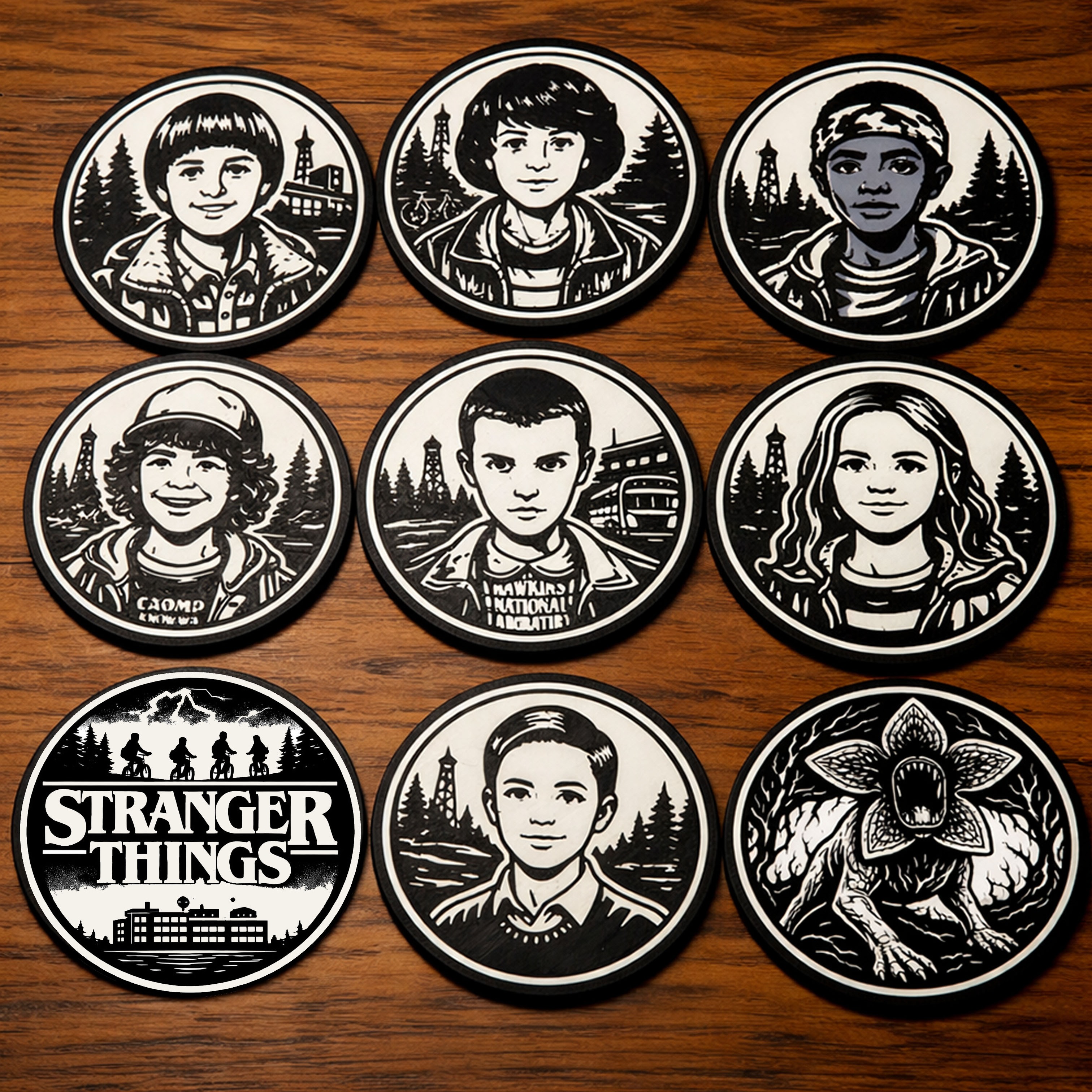 Posavasos Reversibles Stranger Things